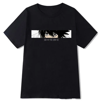 Death Note Ochi de Desene animate T Camasa Barbati Anime T-shirt Graphic Tricou Hip Hop de Top Teuri de sex Masculin