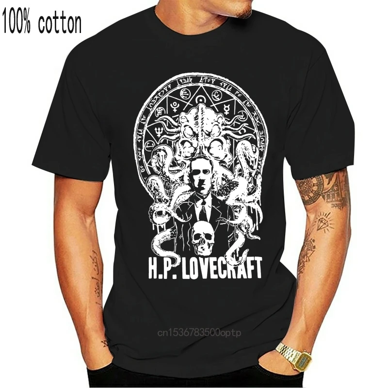 H. P. Lovecraft Cthulhu Horror Fiction Writer Slim-Fit T-Shirt