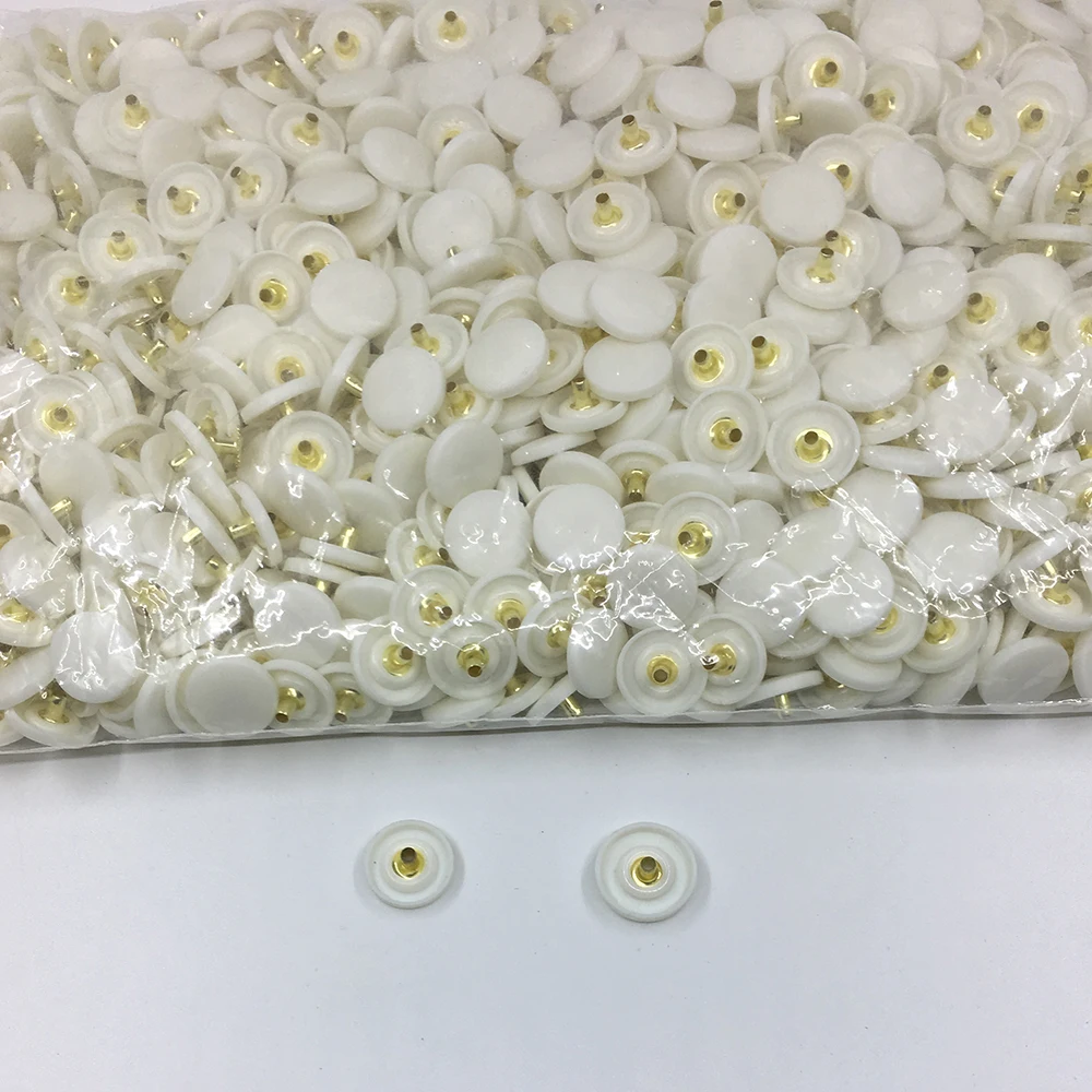 1000PCS fixează capacul superior 15mm 17mm alb Negru materialul nailon Butoane de Plastic se fixează butonul Nit Butonul de accesorii T3T5 T8