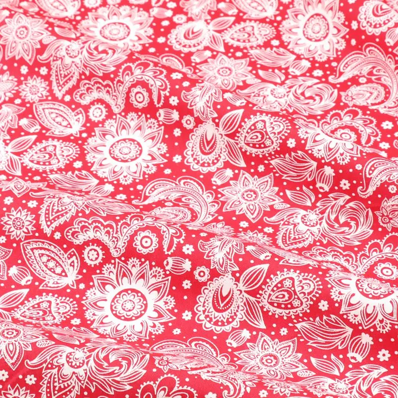 Retro Floral Tesatura de Bumbac Fetita din Bumbac imprimat, material Pentru Copii Sac de Dormit Material