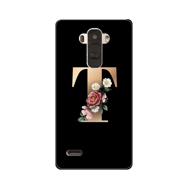Flori 26 Numele în limba engleză Scrisori Personalizate Inițială Caz Pentru LG Optimus G3 Mini G3S D722 D725 D728 D724 Acoperi