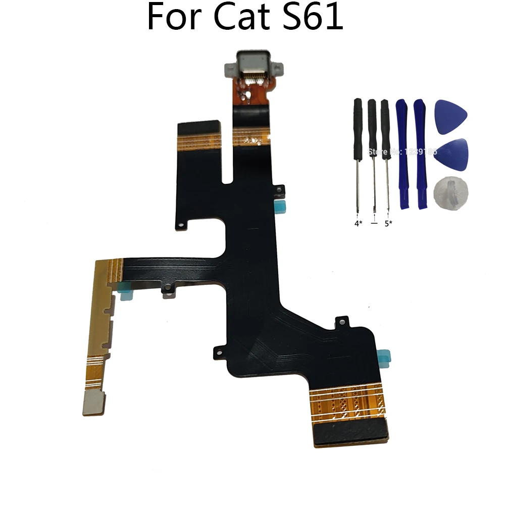 Micro Conector Dock conector pentru Încărcător de Bord Pentru Pisica S61 Portul USB de Încărcare Cablu Flex Piese de schimb+Instrument
