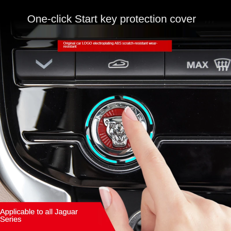 Jaguar o cheie începe autocolant decorativ XFL XEL F RITM XJL XE XF XJ o cheie începe capac de protecție