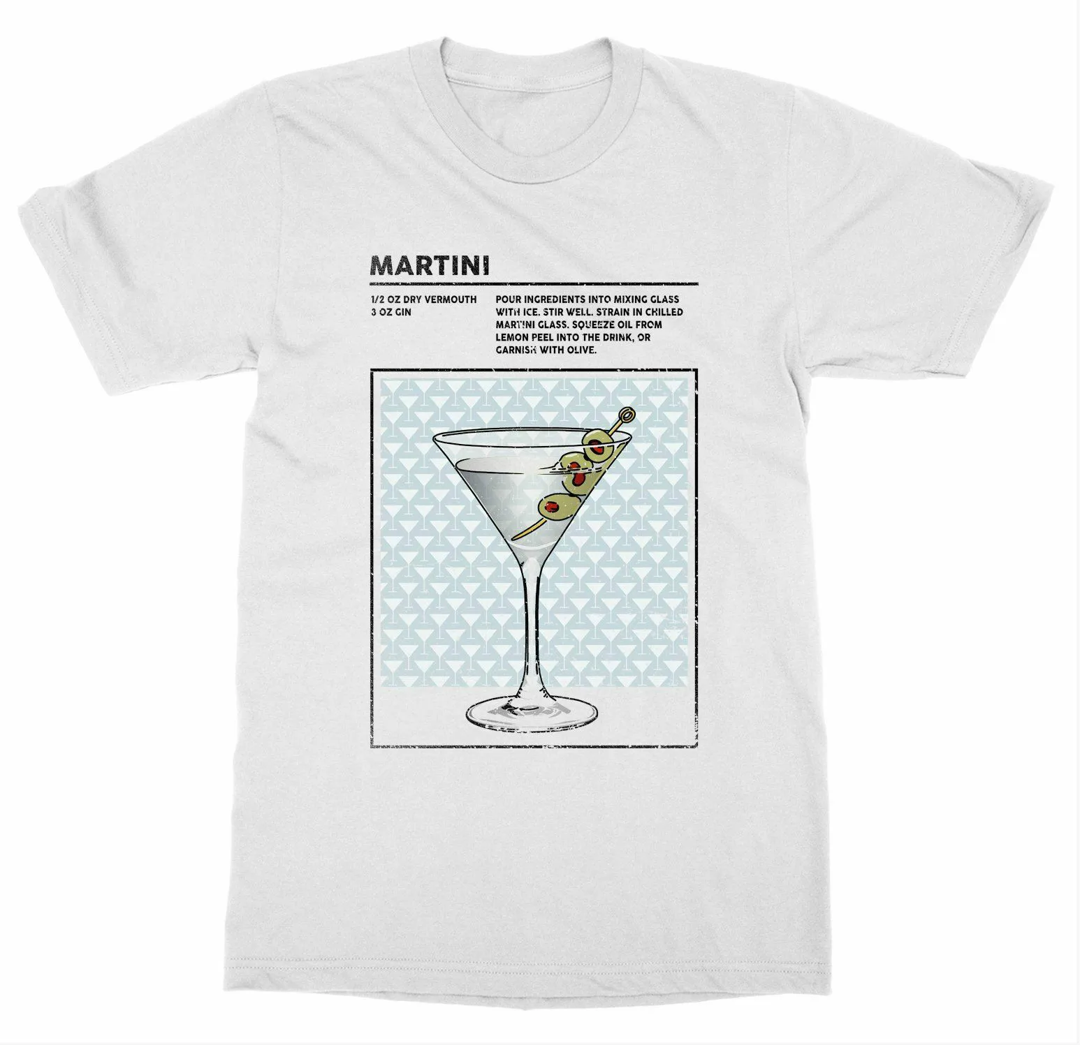 Mixed drink Cocktail Martini, Lichior T-Shirt Alcool Barman Vara din Bumbac cu Maneci Scurte O-Gât pentru Bărbați Tricou Nou S-3XL