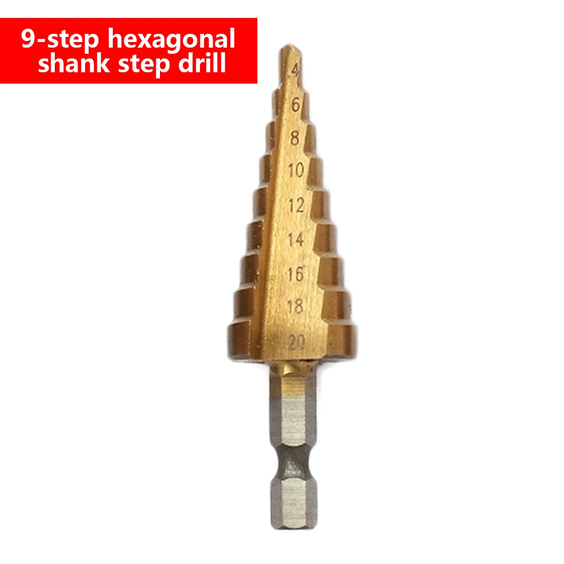 Pas Burghiu 4-20/32mm/3-12mm 4-12mm 4-20mm Titan Acoperit Con Hole Cutter din Metal Hex Conic Burghiu Instrument de Putere Accesorii