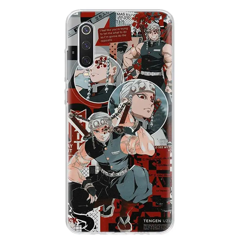 Kimetsu Nu Yaiba Demon Slayer Anime Telefon Caz Pentru Xiaomi Mi 11 9 8 A3 A2 A1 CC9 E 9T 10T Nota 10 Lite F2 F3 Pro X3 6X 5X F1 Coq