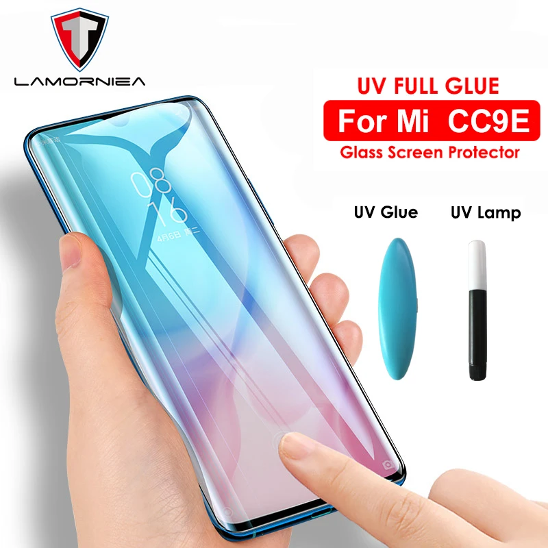 UV Plin de Lipici Sceen Protector Pentru Xiaomi Mi 9t Pro 9 t Lichid UV Sticlă Călită Pentru Xiaomi Mi CC9 E Redmi k20 Pro A3 Mi CC9E