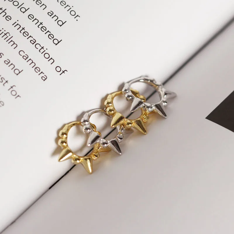 VREA Reale Argint 925 Dulce Drăguț Margele Nituri Mici, Rotunde Cercei Stud pentru Femei Femme Accesorii Bijuterii