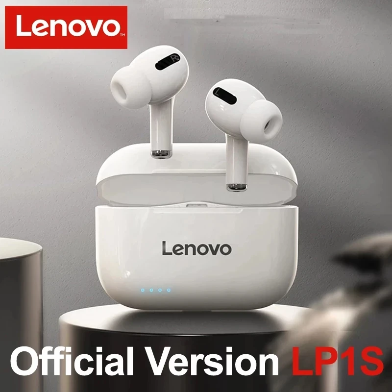 Lenovo LP1S TWS Cască Bluetooth Sport Wireless Headset Stereo Căști HiFi Muzica Cu Microfon Pentru Android IOS Smartphone