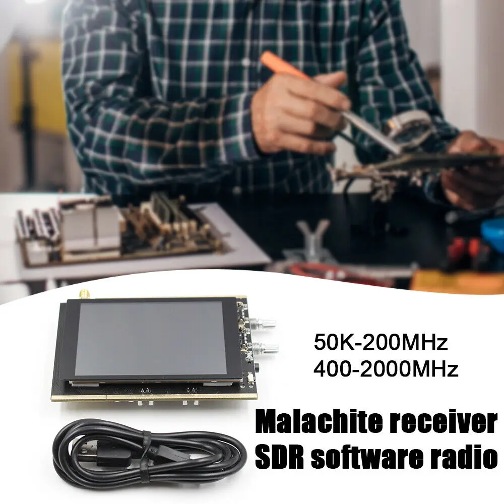 Malahit DST 50K~200MHz 400~2GHz DSP DST Software Receptor Radio 3.5