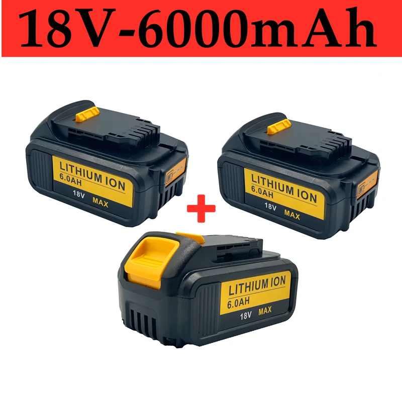 Noi 18V 6000mAh li-ion Baterie DCB180 Baterie Reîncărcabilă Pentru DEWALT DCB180,DCB181 XJ DCB200,DCB201,DCB201-2,DCB204,DCB20 DCB182