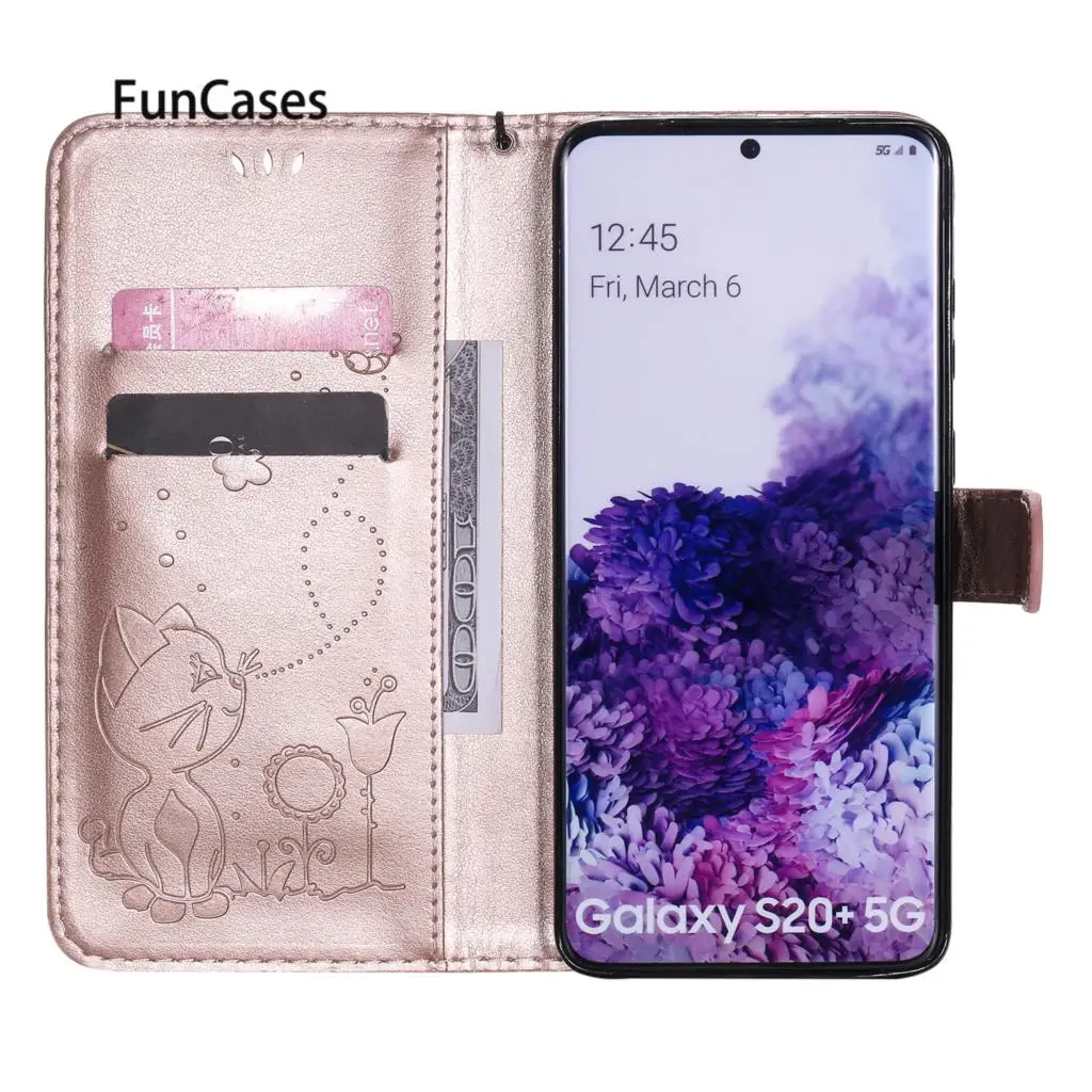 Cazuri Unicorn Pentru Samsung Galaxy S20 Ultra Fluture din Piele PU Portofel Flip Cover Telefon Aksesuar Plus S30 Lite FE Fan Edition