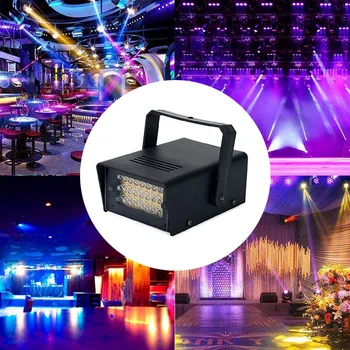 LED-uri Albe Reglabile de Viteză DJ Disco Strobe Lumini de Control de la Distanță Flash Sala de Dans KTV Petrecere de Nunta de Vacanță Etapa de Iluminat