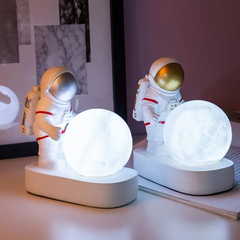 Astronaut Rășină Model Decor Noptieră de uz Casnic Multifunctional Lumina de Noapte Acasă Decorare Accesorii pentru Camera de zi