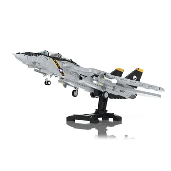 MOC blocurile F-14 Tomcat creative aeronave, blocuri, luptător supersonic asamblare DIY modele, jucarii pentru copii, cadouri