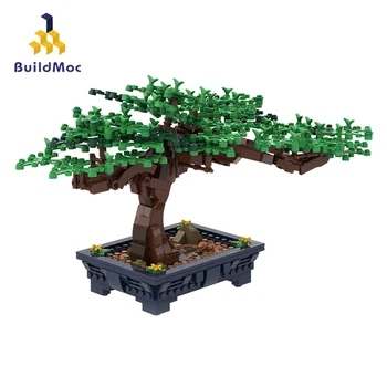 Buildmoc Nou Copac Bonsai Plante Dec Casă Cameră Creator Expert Modelul Blocuri Caramizi Asamblare DIY Jucărie de Învățământ Pentru Cadou