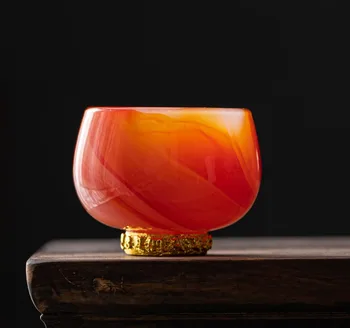 35ml Frumos Castron de Ceai din Ceramica de Jad Cana de Ceai din Portelan de Lux Ceașcă de ceai din China Kung Fu Teaware Puer Cupe Decor Acasă Meserii
