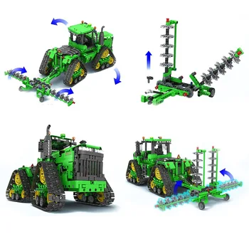 În Stoc Câștigător Oraș Tehnice Rc Caterpillar Tractoare Cu Ecartament De Inginerie Utilaje De Excavat Camion De Model Blocuri Jucarii