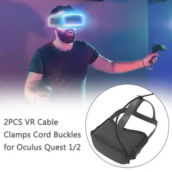 2 BUC VR Cablu Cleme Cablul de Catarame Cablu de Date Pentru Oculus Quest 1/2 Link-ul Standard set de Căști VR Cablu VR Accesorii Clemă de Cablu