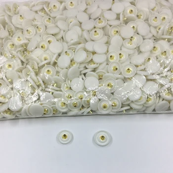 1000PCS fixează capacul superior 15mm 17mm alb Negru materialul nailon Butoane de Plastic se fixează butonul Nit Butonul de accesorii T3T5 T8