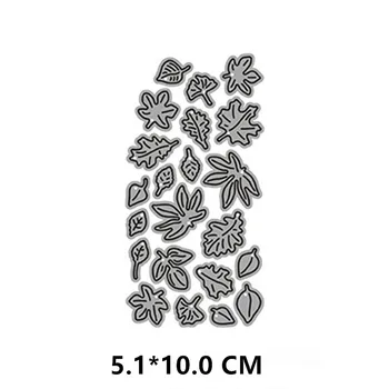 2021 Noi Flori Și Frunze de Tăiere Moare DIY Scrapbooking Relief Hârtie Rama Foto Timbre Meserii Șablon Mucegai Șabloane
