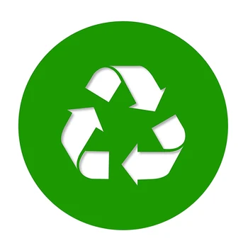 Mediu de reciclare a deșeurilor semne și etichete. Piscină interioară și în aer liber reciclare autocolante, birou autocolante de vinil autocolante de arta.