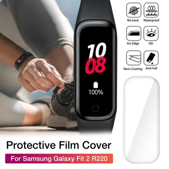 5/10buc TPU Clar Smartband Brățară Folie de Protectie Pentru Samsung Galaxy Fit 2 de mărcile de oțel r220 Nano Explozie-dovada Film Picătură Navă en-Gros