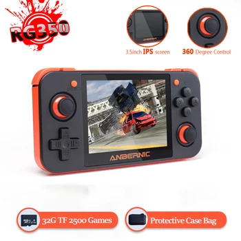 ANBERNIC RG350 Handheld Consola de jocuri Retro Joc de 32G 2500 de Jocuri PS1 Portabil de Buzunar Retro Joc de Mini Consola de Jucător