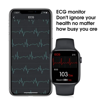 W26 W26+ apelare Bluetooth Ceas Inteligent ECG Monitor de Ritm Cardiac IP68 rezistent la apa Smartwatch pentru Android, IOS, Telefon PK W34 I5 P8 IWO 12