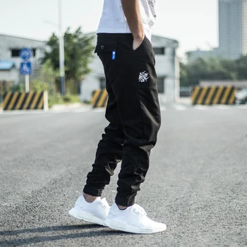 Stil Japonez, Moda Barbati Blugi De Designer Casual Pantaloni Cargo Streetwear Hip Hop Joggeri Bărbați Salopete Glezna Banded Pantaloni Harem