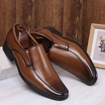 Hot9 Oameni de Afaceri Rochie Pantofi de Moda Elegant de Nunta Formale Pantofi Barbati Aluneca pe Birou Oxford Pantofi pentru Bărbați Pantofi Rochie