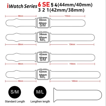 Watchband Pentru Apple Watch band 44mm 40mm serie SE 6 5 4 3 iWatch TRUPA 42mm 38mm Sport Slicone bratara curea Apple watch Curea