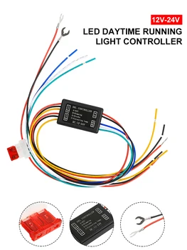 Strobe cu Controler Auto 12-24v Drl Flasher Modulul Daytime Running Light Controler Universal Reglaj Transforma Semnalul de Comandă, Lămpi de Masina