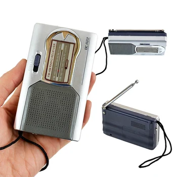 Portabil Mini Radio AM/FM Walkman-ul Audio Radio Portabil de Buzunar Stereo Receptor Alimentat de la Baterie FM Difuzor Receptor Radio