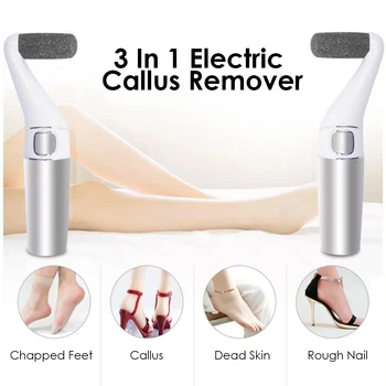 3 În 1 Electric Callus Remover Picior de Îngrijire Instrument Elimina Pielea Moarta Picioare Îngrijire Pedichiura Aparat USB Reîncărcabilă pilă de Unghii
