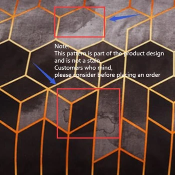 Claroom Geometrice Cuvertură de Pat Set Regina King Size Carpetă Acopere 220x240cm cearceaf de pat Poliester Simple
