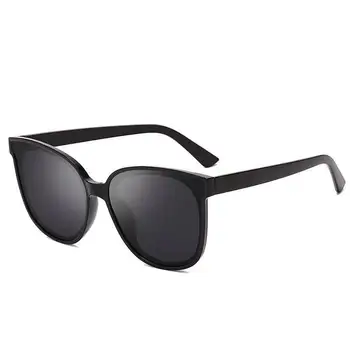 2021 Vintage Negru ochelari de Soare pentru Femei Ochelari de Soare Ochi de Pisica pentru Femei de Culoare Lentila Oglinda Lady Fashion Design de Brand de ochelari de soare de sex Feminin