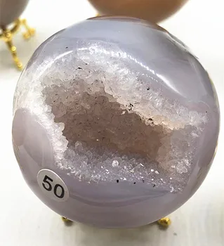 Brazilia naturale reiki agat de energie pestera de cristal mână-a făcut balonul de cuarț crystal pyramid