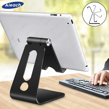 Aieach Desktop Suport Tablet Stand For ipad 9.7 10.2 10.5 11 inch Rotație Aluminiu Tablet Stand securizată Pentru Samsung Xiaomi