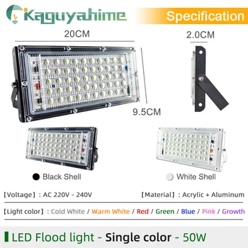LED Proiector LED 50W Lumina de Inundații 220V 240V Strada Lampa IP65 rezistent la apa Lampa de Gradina Pătrat de Iluminat Reflector LED lumina Reflectoarelor