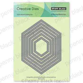 2021 nouă Tăiere de Metal Moare 6pc cadre card de Scrapbooking Stencil Taie Muri Pentru DIY Card de Artizanat lucrate Manual