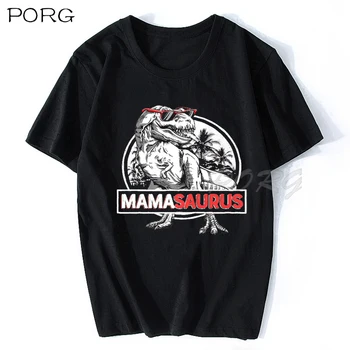 Mamasaurus T Rex Dinozaur Bărbați T-shirt Anime T Shirt pentru Bărbați Supradimensionate T-shirt Harajuku Îmbrăcăminte pentru Bărbați T-shirt Om de Vară Kawaii