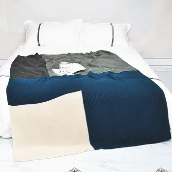 Nordic Tricotate Pătură pentru paturi Doarme Acoperă Canapea Pat End decor Pătură de Lână arunca canapea Prosop moale pat acoperi șal cald