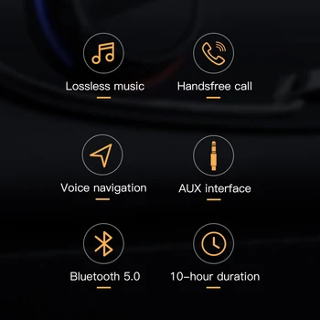 AUX Masina Receptor Bluetooth 3.5 MM Jack Audio de Muzică Bluetooth 5.0 Car Kit Handsfree Wireless Speaker Auto Bluetooth Stereo