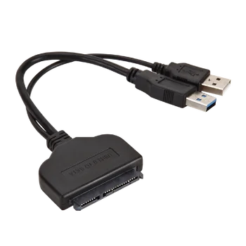 USB 3.0 La SATA de Alimentare Externe de Hard Disk Cablu Convertor USB 3.0 La SATA 22 Pin Adaptor pentru 2.5 Inch HDD SSD de Înaltă Calitate