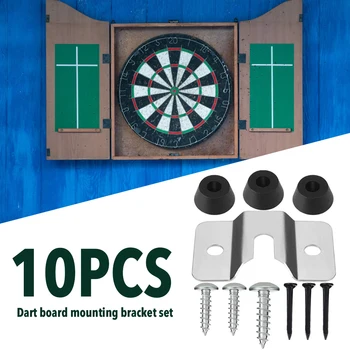 Profesionale de Darts set Consolă de Montare pe Perete Portabil Darts Set Cu 3 Tampoane Pentru Dulap de Perete 10BUC