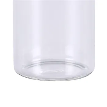 Sticlă transparentă Cu Negru, Capac cu filet 20ml Clar Laborator, Flacoane de Sticlă Flacoane de Containere Proba de Lichid Flacoane de Sticlă