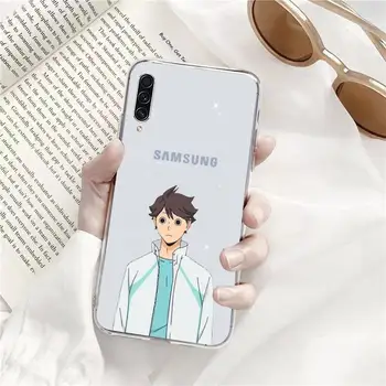 Haikyuu Oikawa Caz de Telefon Transparent Pentru Samsung Galaxy A71 A21s S8 S9 S10 plus nota 20 ultra