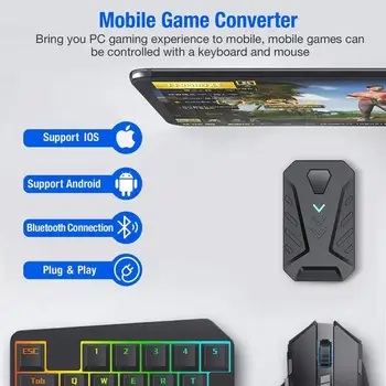 Mobile Gamepad Controller de Gaming Keyboard Mouse-ul Converter Telefon Gaming Keyboard Mouse-ul Convertor Adaptor Pentru Android/comprimat