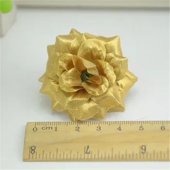 100buc 4.5 cm Mini Mătase Artificială a Crescut Capete de Flori Pentru Nunta Decorativ Handmade Garland Ghirlandă DIY Scrapbooking Flori False